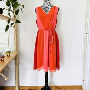 Comma Colourful Dress with Stripes