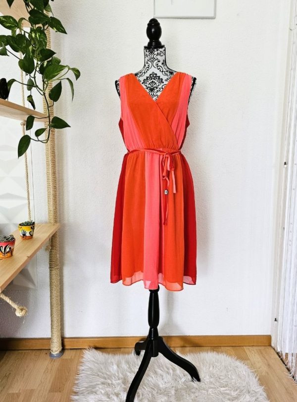 Comma Colourful Dress with Stripes