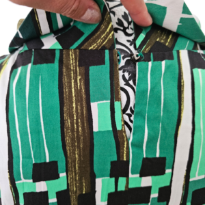 Weekend Max Mara short dress green black cocktail evening