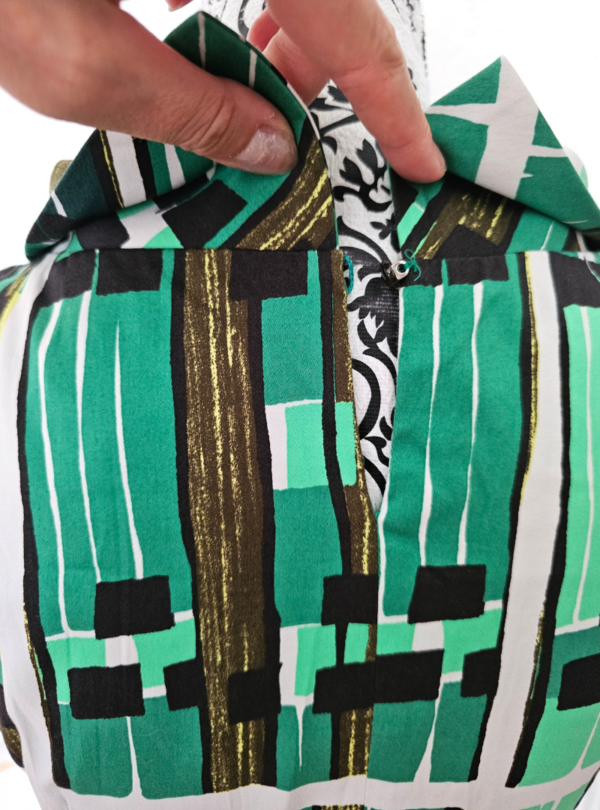 Weekend Max Mara short dress green black cocktail evening