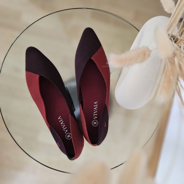 Vivaia Ballerina Red sustainable